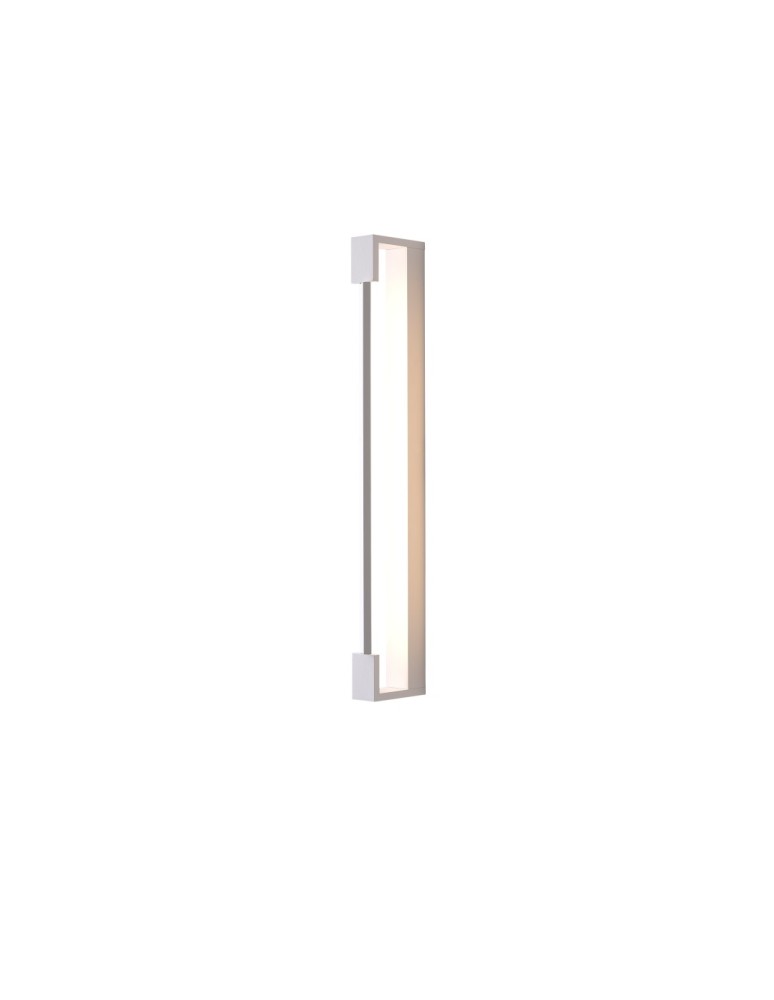 Bathroom wall lamps - YASKR Flexia wall lamp 1xLED IP 44 white WL0121-M-WH 4 cm White - product kolory-swiatla.pl 1