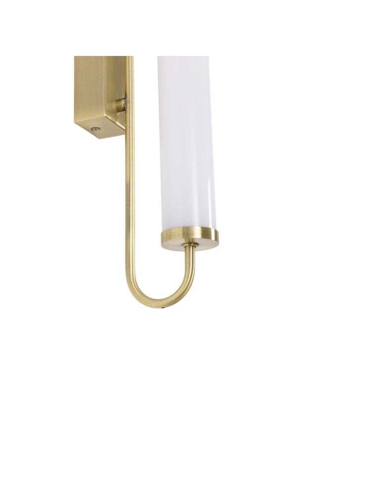 Bathroom wall lamps - YASKR Wall lamp Olendria 1xLED IP 44 gold WL0119-M 5.2 cm Gold - product kolory-swiatla.pl 4