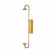 YASKR Kinkiet Olendria 1xLED IP 44 złoty WL0119-M 5.2 cm Złoty