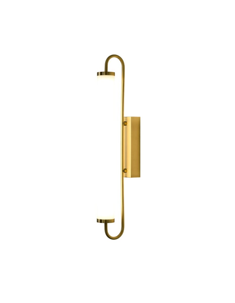 Bathroom wall lamps - YASKR Wall lamp Olendria 1xLED IP 44 gold WL0119-M 5.2 cm Gold - product kolory-swiatla.pl 3