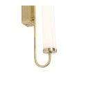 Bathroom wall lamps - YASKR Wall lamp Olendria 1xLED IP 44 gold WL0119-M 5.2 cm Gold - product 2