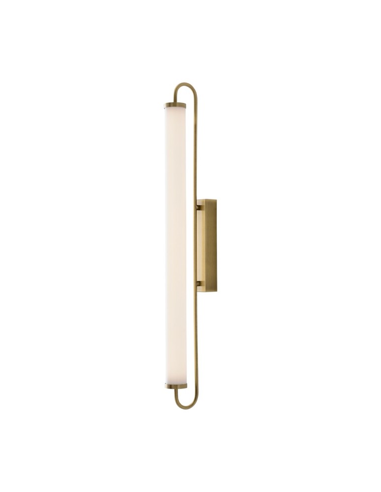 Bathroom wall lamps - YASKR Wall lamp Olendria 1xLED IP 44 gold WL0119-L 5.2 cm Gold - product kolory-swiatla.pl 2