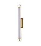 Bathroom wall lamps - YASKR Wall lamp Olendria 1xLED IP 44 gold WL0119-L 5.2 cm Gold - product 4