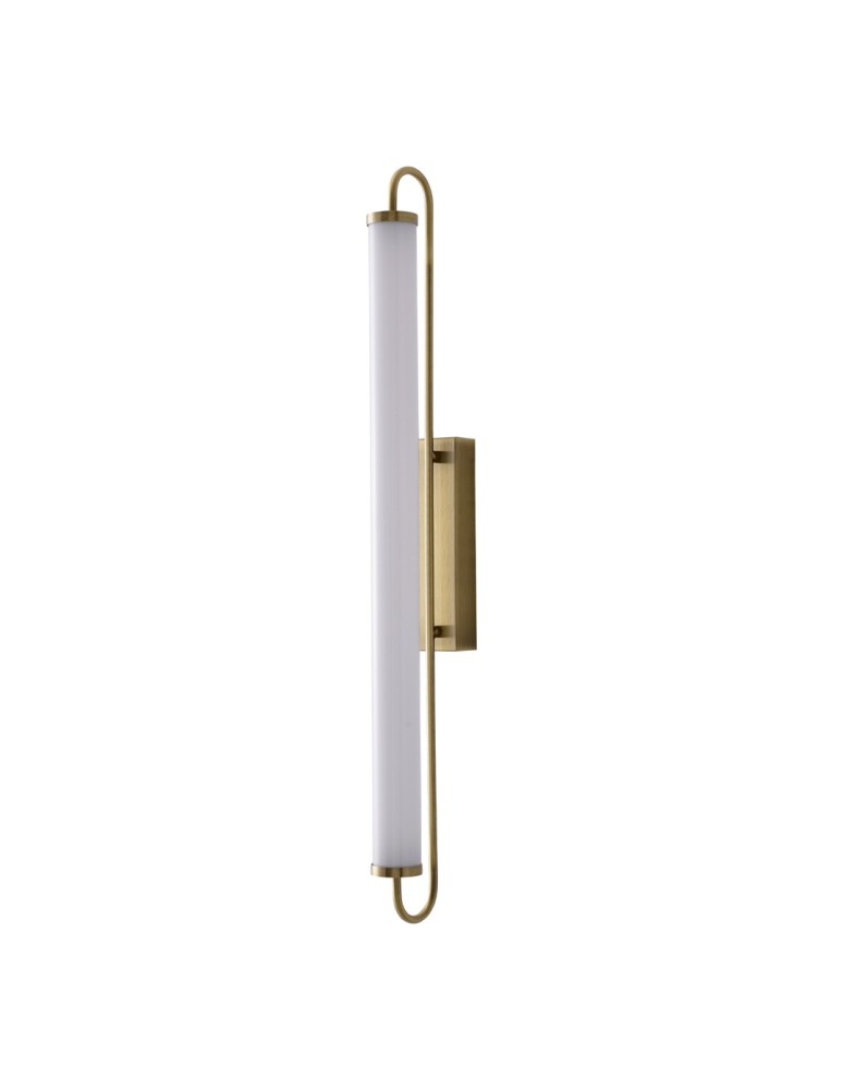 Bathroom wall lamps - YASKR Wall lamp Olendria 1xLED IP 44 gold WL0119-L 5.2 cm Gold - product kolory-swiatla.pl 4