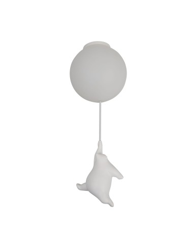 YASKR Plafond Balu S Hanging Teddy Bear White CL0110-S White