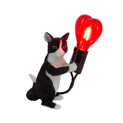 YASKR Lampa Biurkowa Kot Gato Czarny TL0103  Czarny