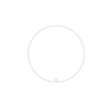 YASKR Kinkiet Ringa L 1xLED biały WL0116-L-WH Biały