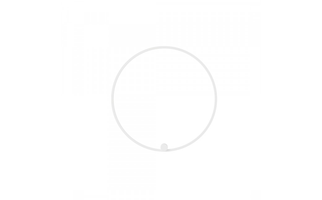 YASKR Kinkiet Ringa L 1xLED biały WL0116-L-WH Biały