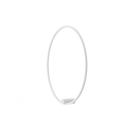 YASKR Kinkiet Ringa L 1xLED biały WL0116-L-WH Biały