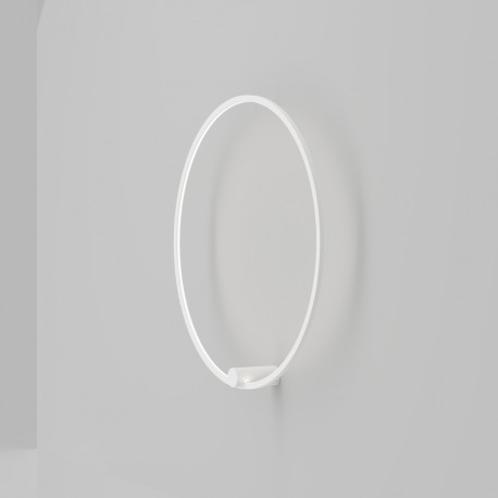 YASKR Kinkiet Ringa L 1xLED biały WL0116-L-WH Biały