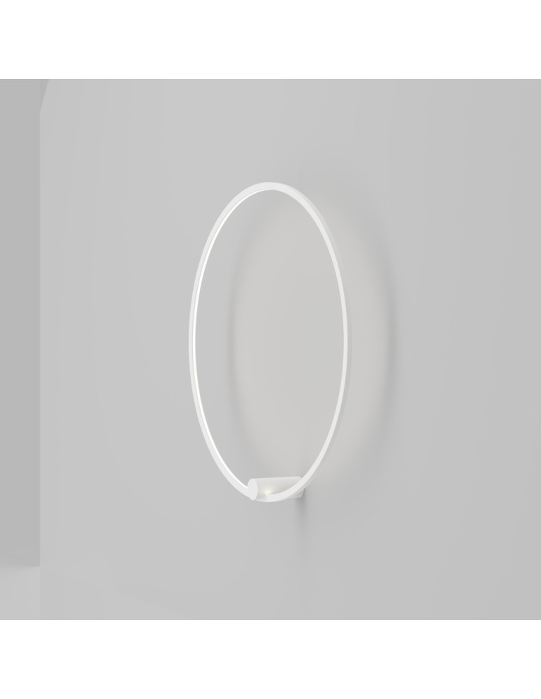 Ring wall lamps - YASKR Ringa L wall lamp 1xLED white WL0116-L-WH White - product kolory-swiatla.pl 4