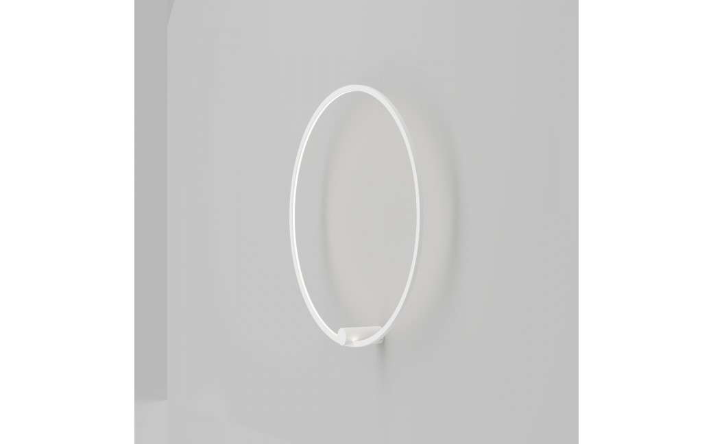 YASKR Kinkiet Ringa L 1xLED biały WL0116-L-WH Biały