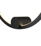 Ring wall lamps - YASKR Ringa S wall lamp 1xLED black WL0116-S-BK Black - product 3