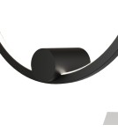 Ring wall lamps - YASKR Ringa S wall lamp 1xLED black WL0116-S-BK Black - product 4