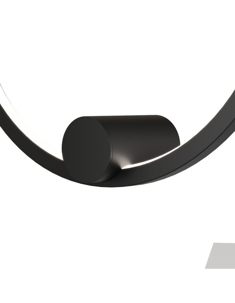 Ring wall lamps - YASKR Ringa S wall lamp 1xLED black WL0116-S-BK Black - product kolory-swiatla.pl 4