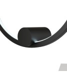 Ring wall lamps - YASKR Ringa S wall lamp 1xLED black WL0116-S-BK Black - product 5