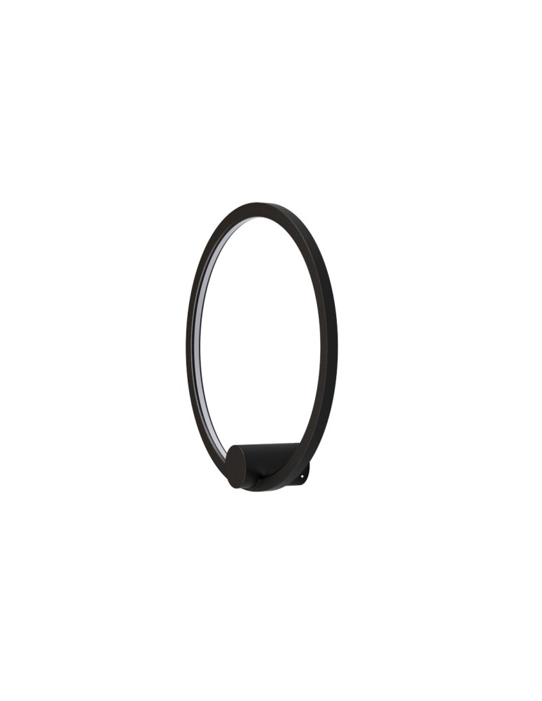 Ring wall lamps - YASKR Ringa S wall lamp 1xLED black WL0116-S-BK Black - product kolory-swiatla.pl 6
