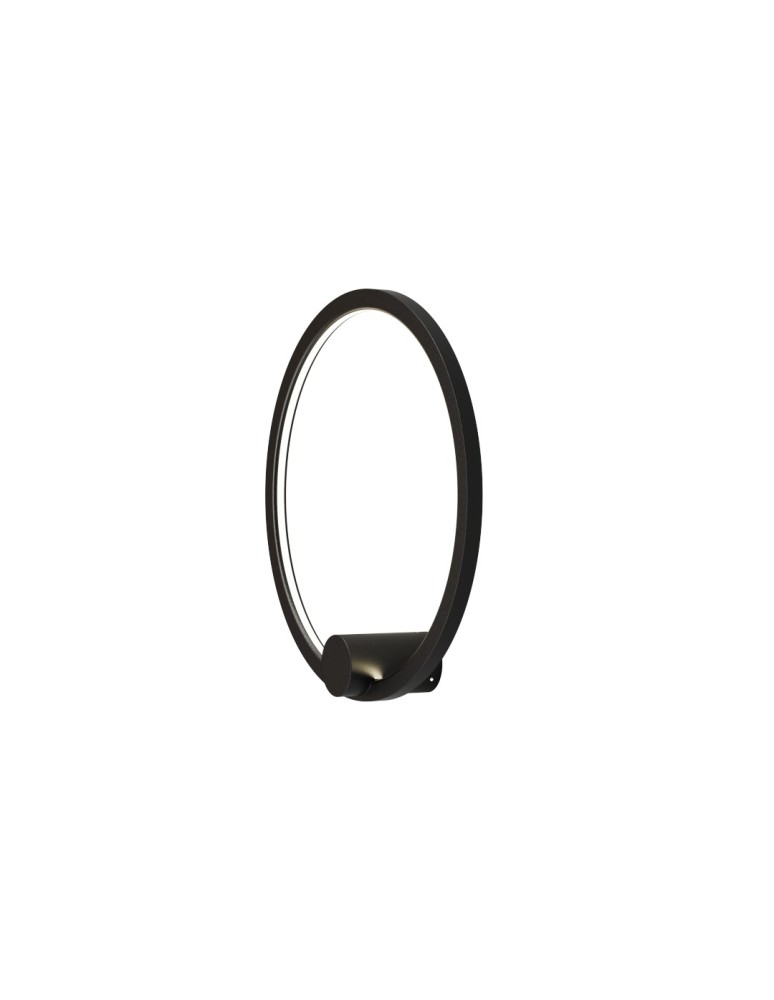 Ring wall lamps - YASKR Ringa S wall lamp 1xLED black WL0116-S-BK Black - product kolory-swiatla.pl 7