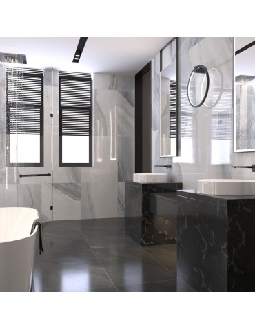 YASKR Kinkiet Ringa S 1xLED czarny WL0116-S-BK Czarny - produkt 2