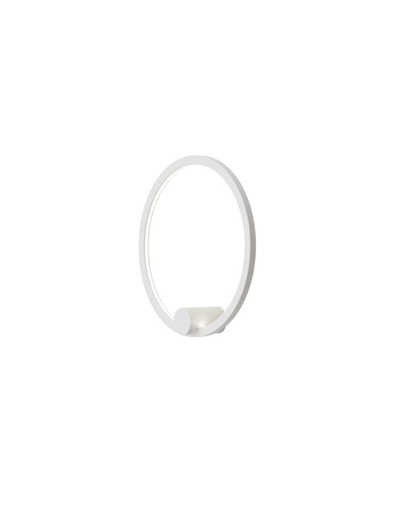 Ring wall lamps - YASKR Ringa S wall lamp 1xLED white WL0116-S-WH White - product kolory-swiatla.pl 1