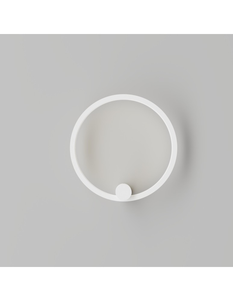 Ring wall lamps - YASKR Ringa S wall lamp 1xLED white WL0116-S-WH White - product kolory-swiatla.pl 4