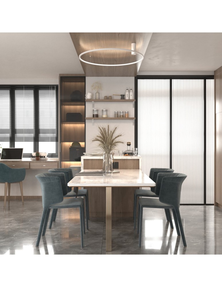 Ring ceiling lamps - YASKR Plafond Ringa L 1xLED white CL0112-L-WH White - product kolory-swiatla.pl 3