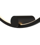 Ring wall lamps - YASKR Wall lamp Ringa M 1xLED black WL0116-M-BK Black - product 4