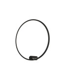 Ring wall lamps - YASKR Wall lamp Ringa M 1xLED black WL0116-M-BK Black - product 1