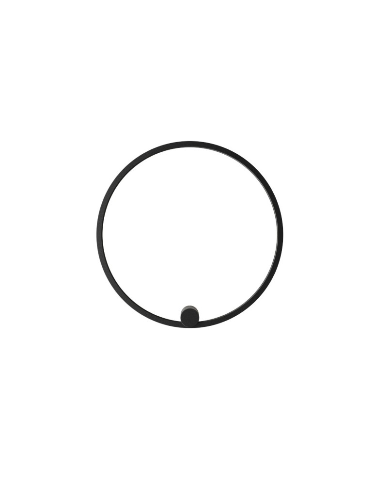 Ring wall lamps - YASKR Wall lamp Ringa M 1xLED black WL0116-M-BK Black - product kolory-swiatla.pl 2