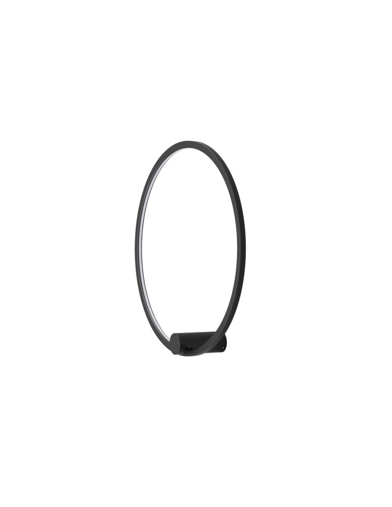 Ring wall lamps - YASKR Wall lamp Ringa M 1xLED black WL0116-M-BK Black - product kolory-swiatla.pl 7