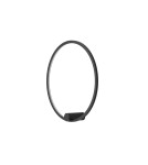 Ring wall lamps - YASKR Wall lamp Ringa M 1xLED black WL0116-M-BK Black - product 8