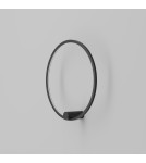 Ring wall lamps - YASKR Wall lamp Ringa M 1xLED black WL0116-M-BK Black - product 10