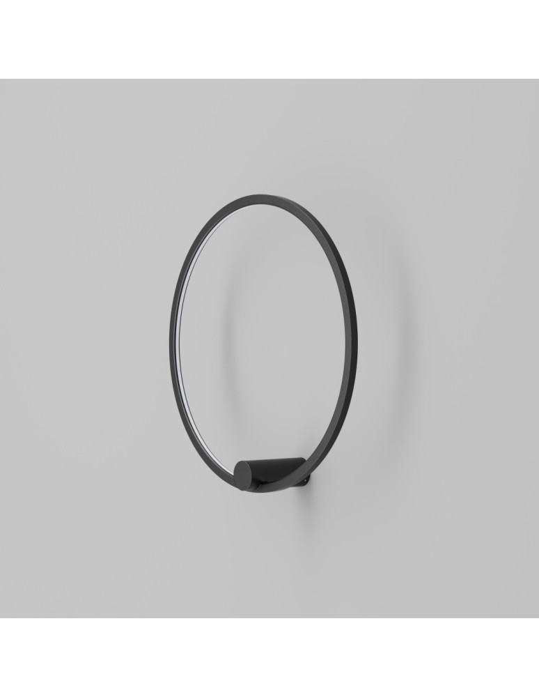 Ring wall lamps - YASKR Wall lamp Ringa M 1xLED black WL0116-M-BK Black - product kolory-swiatla.pl 10