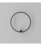 Ring wall lamps - YASKR Wall lamp Ringa M 1xLED black WL0116-M-BK Black - product 11
