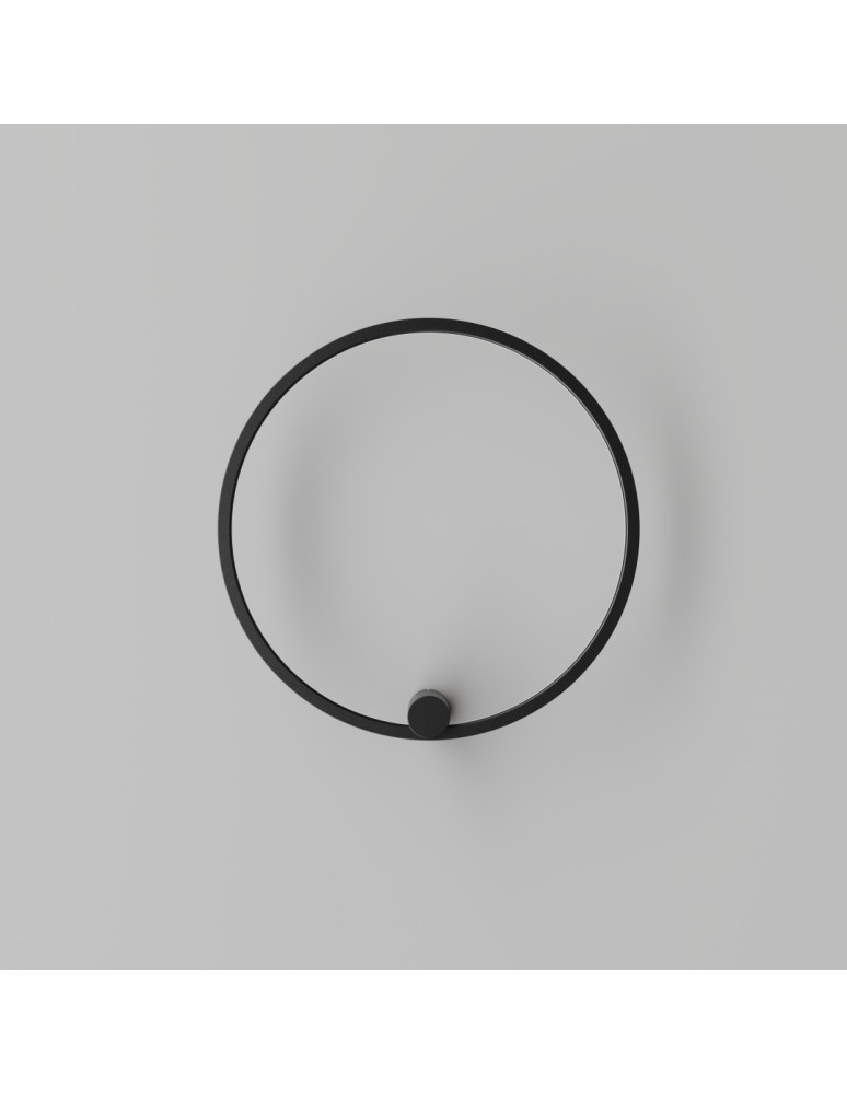Ring wall lamps - YASKR Wall lamp Ringa M 1xLED black WL0116-M-BK Black - product kolory-swiatla.pl 11
