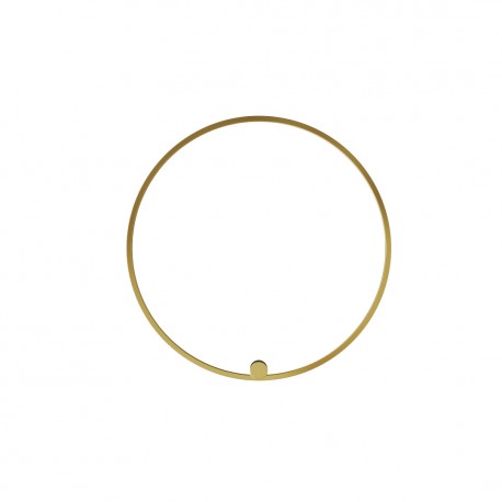 YASKR Kinkiet Ringa L 1xLED złoty WL0116-L-GD Złoty