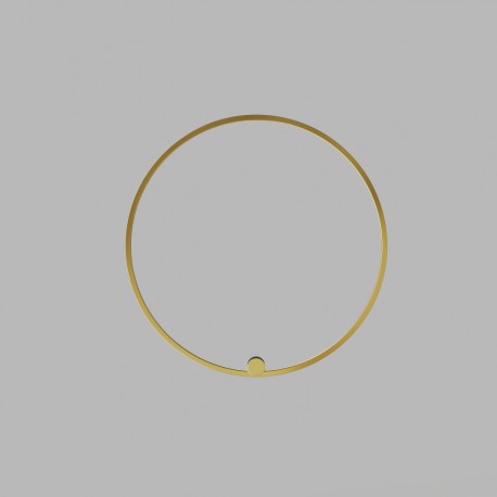 YASKR Kinkiet Ringa L 1xLED złoty WL0116-L-GD Złoty