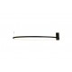 YASKR Plafon Ringa L 1xLED czarny CL0112-L-BK Czarny