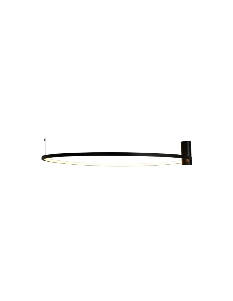Ring ceiling lamps - YASKR Plafond Ringa L 1xLED black CL0112-L-BK Black - product kolory-swiatla.pl 3