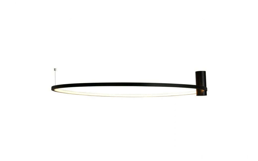 YASKR Plafon Ringa L 1xLED czarny CL0112-L-BK Czarny