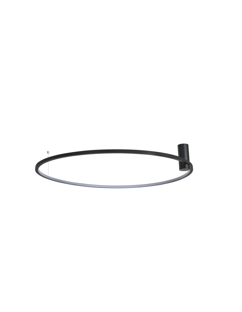 Ring ceiling lamps - YASKR Plafond Ringa L 1xLED black CL0112-L-BK Black - product kolory-swiatla.pl 4