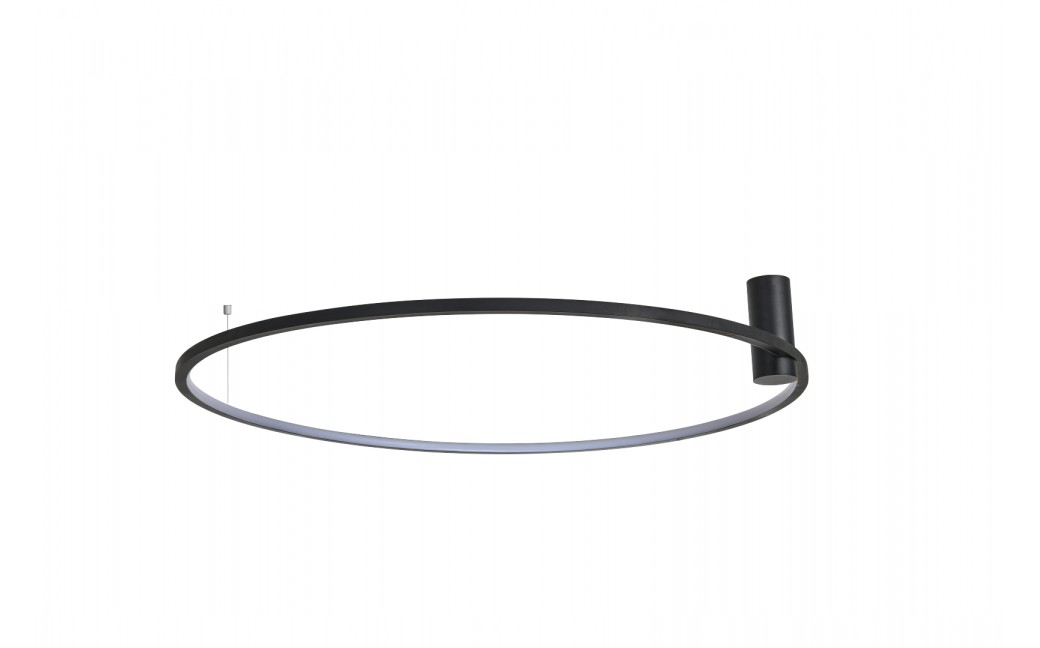 YASKR Plafon Ringa L 1xLED czarny CL0112-L-BK Czarny