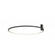 YASKR Plafon Ringa L 1xLED czarny CL0112-L-BK Czarny