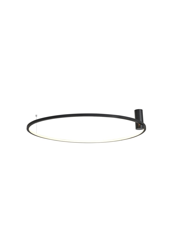 Ring ceiling lamps - YASKR Plafond Ringa L 1xLED black CL0112-L-BK Black - product kolory-swiatla.pl 1
