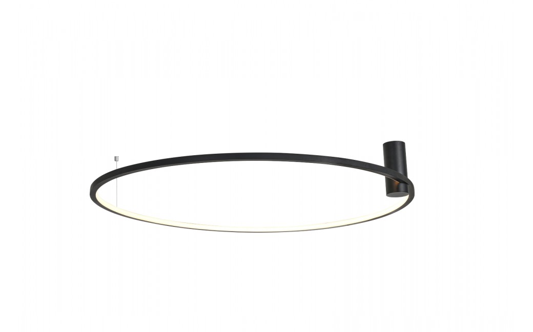 YASKR Plafon Ringa L 1xLED czarny CL0112-L-BK Czarny