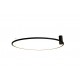 YASKR Plafon Ringa L 1xLED czarny CL0112-L-BK Czarny