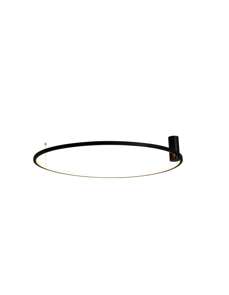 Ring ceiling lamps - YASKR Plafond Ringa L 1xLED black CL0112-L-BK Black - product kolory-swiatla.pl 5