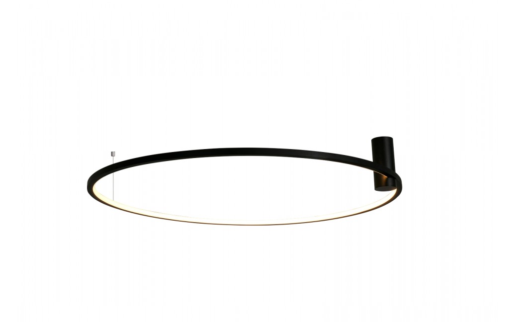 YASKR Plafon Ringa L 1xLED czarny CL0112-L-BK Czarny