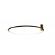 YASKR Plafon Ringa L 1xLED czarny CL0112-L-BK Czarny