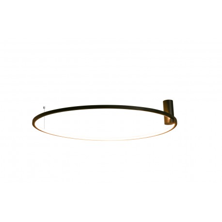 YASKR Plafon Ringa L 1xLED czarny CL0112-L-BK Czarny